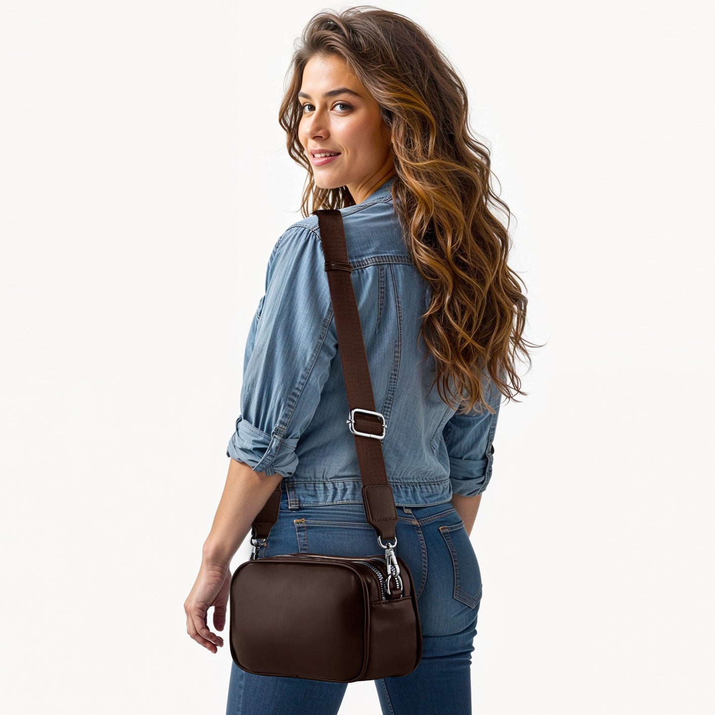 Bandolera Para Mujer PISA Con 2 Bolsillos