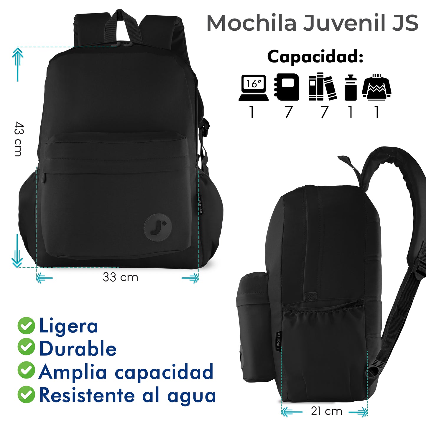 Mochila Escolar JS