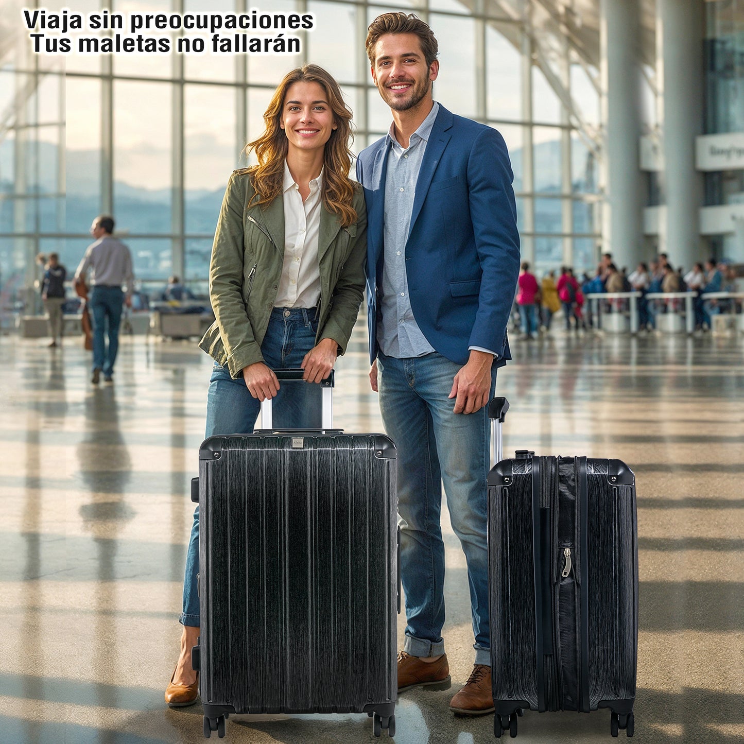 Set de 2 Maletas de Policarbonato YIN 20" y 24”