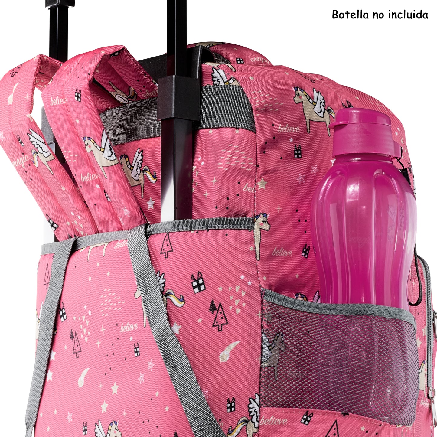 Mochila Escolar Con Ruedas Unicornio