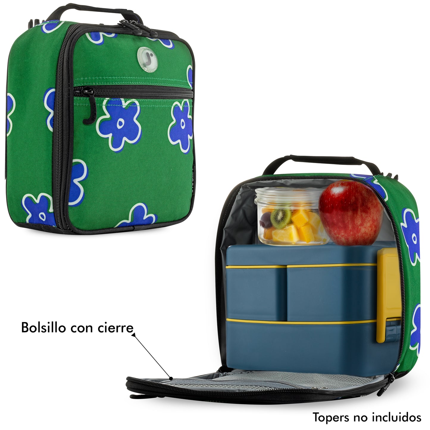 Mochila Escolar Con Ruedas Duo JWorld Picnic + Lonchera