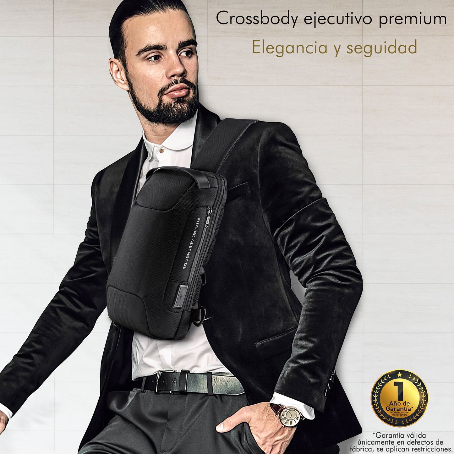 Crossbody Ejecutiva Con Candado