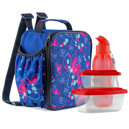 Set de Lonchera WB Girl + 2 Tuppers + 1 Botella