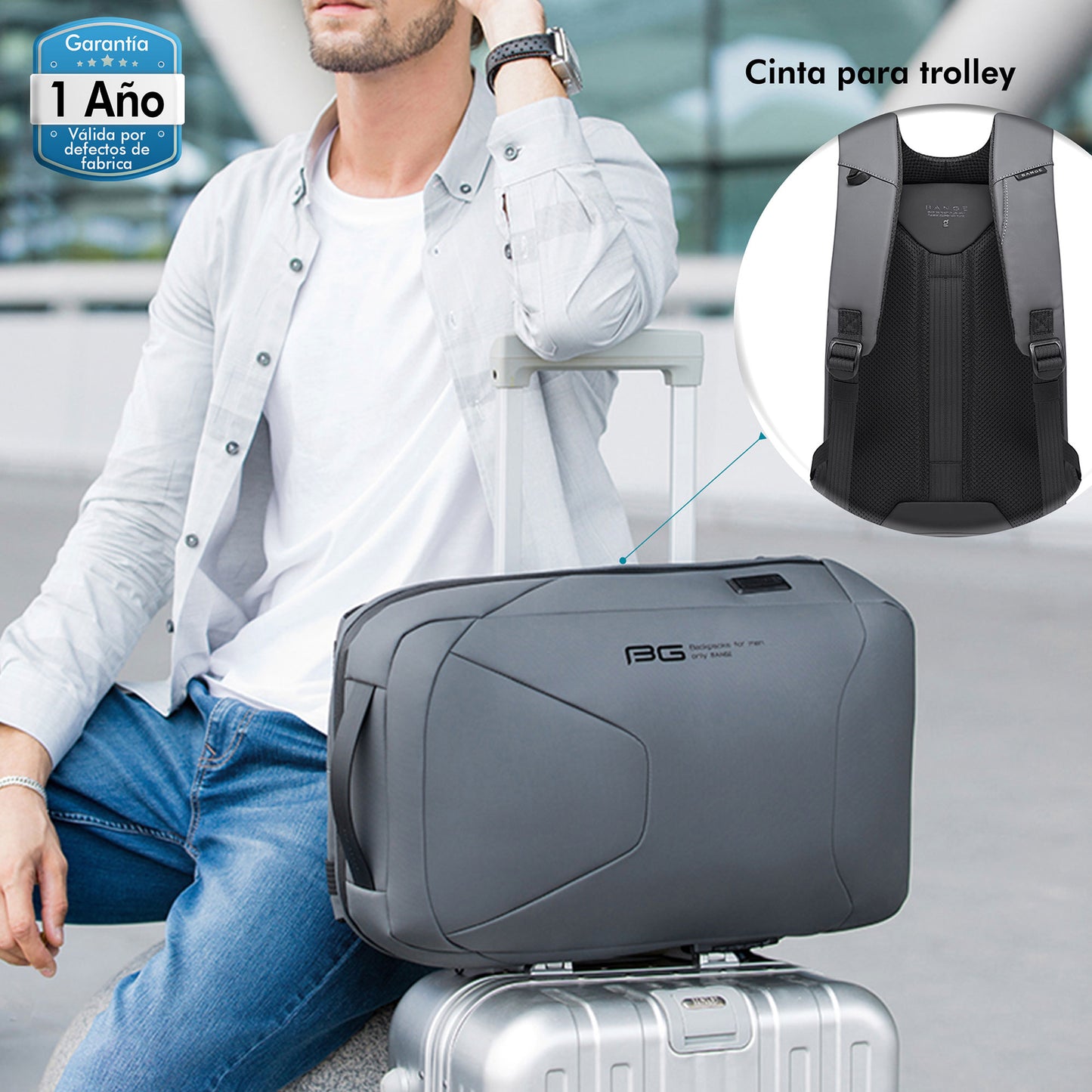 Mochila Ejecutiva Slim Elegante