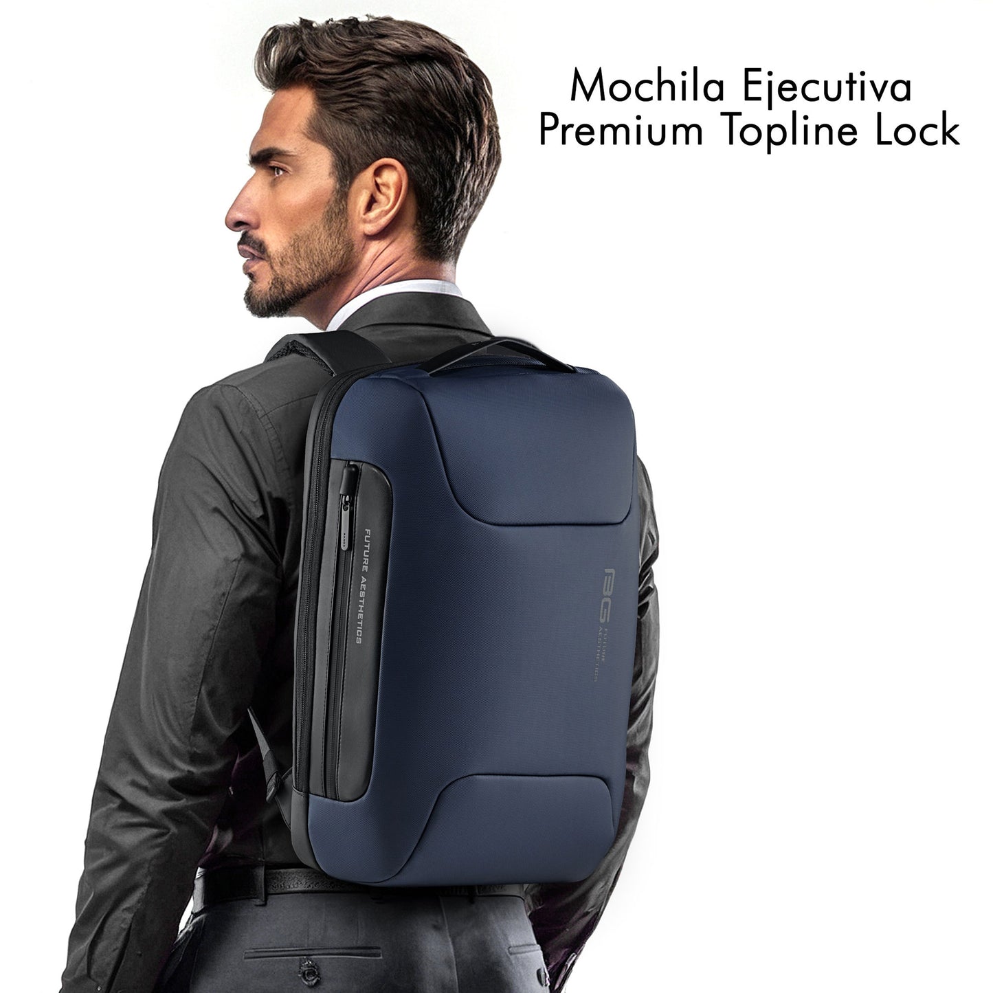 Mochila Ejecutiva Premium Azul