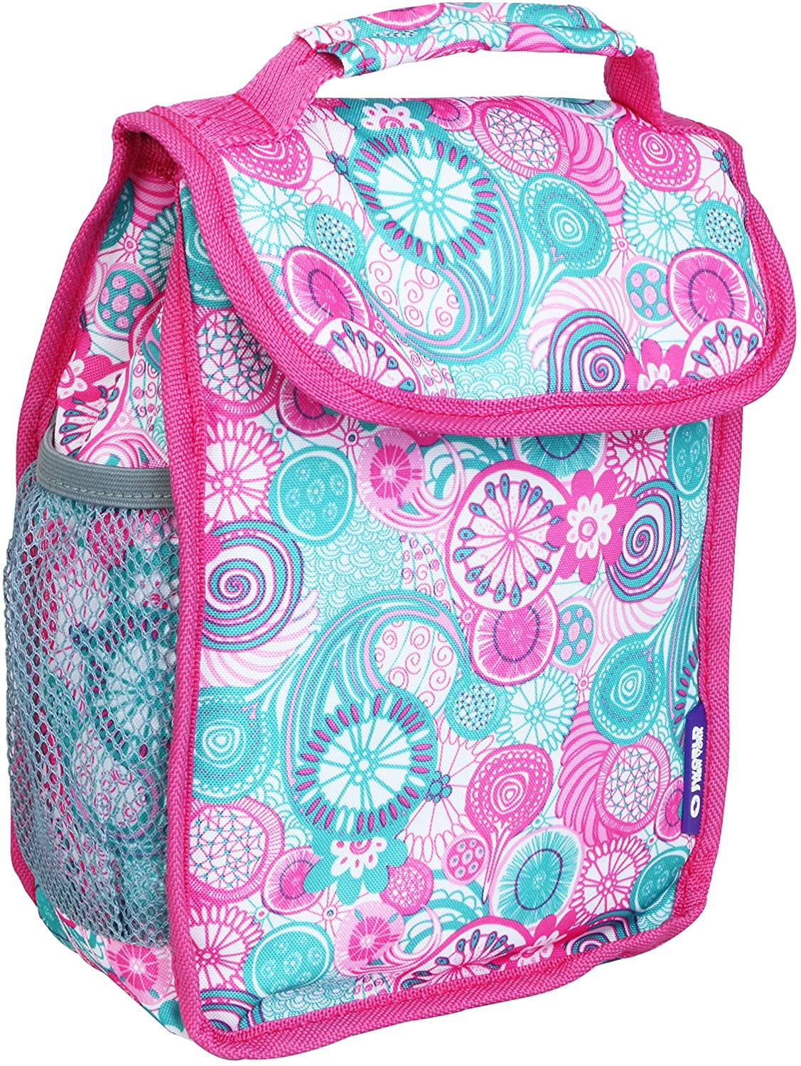 Mochila Escolar Con Ruedas JWorld Lollipop Frambuesa + Lonchera