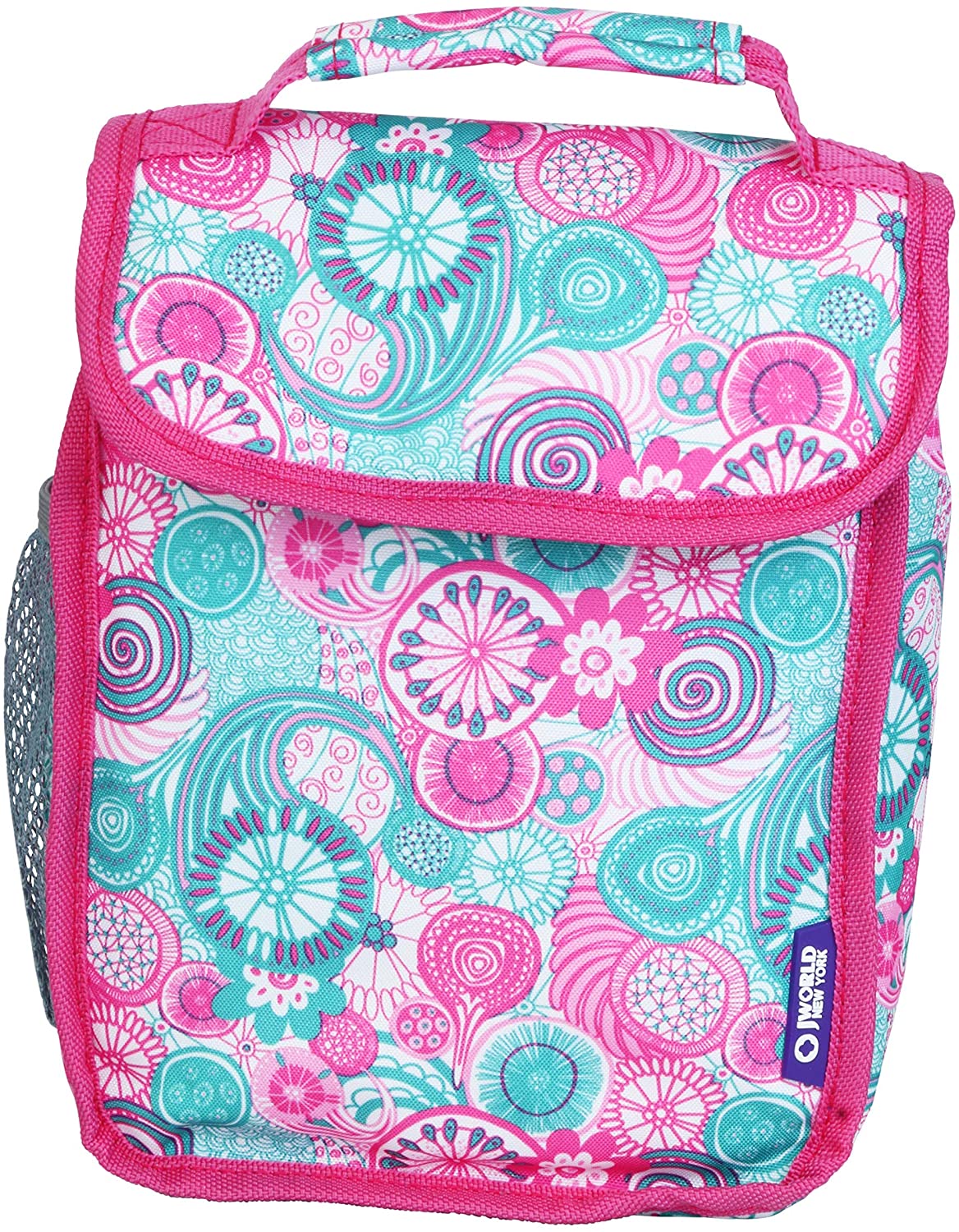 Mochila Escolar Con Ruedas JWorld Lollipop Frambuesa + Lonchera