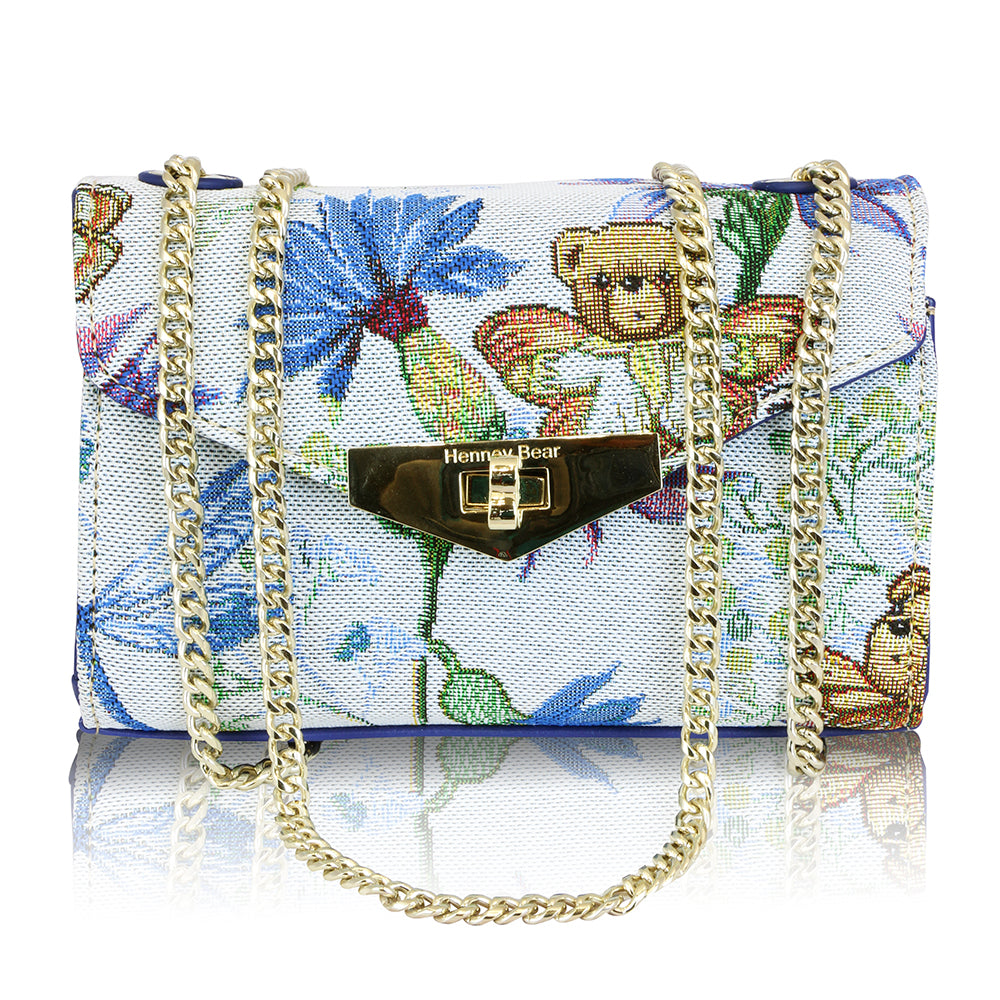 Mini Cross Henney Bear H-176 Flower