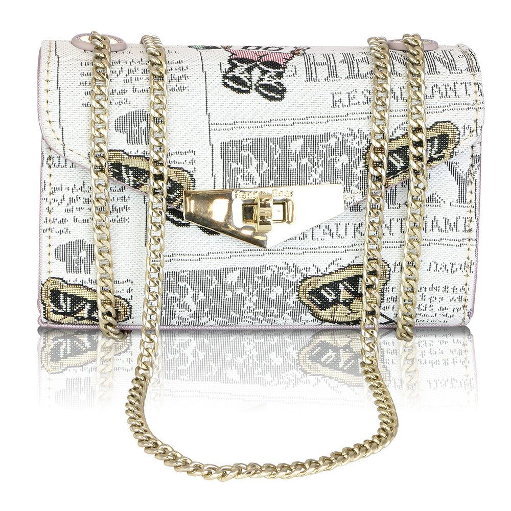 Mini Cross Henney Bear H-176 Newspaper