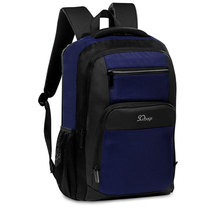 Mochila Business Grande Azul con Puerto USB