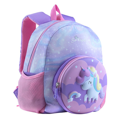 Mochila Escolar Kinder Sun Unicornio 3D