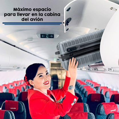 Carry On Jet 20" Plata + 2 Organizadores de ropa