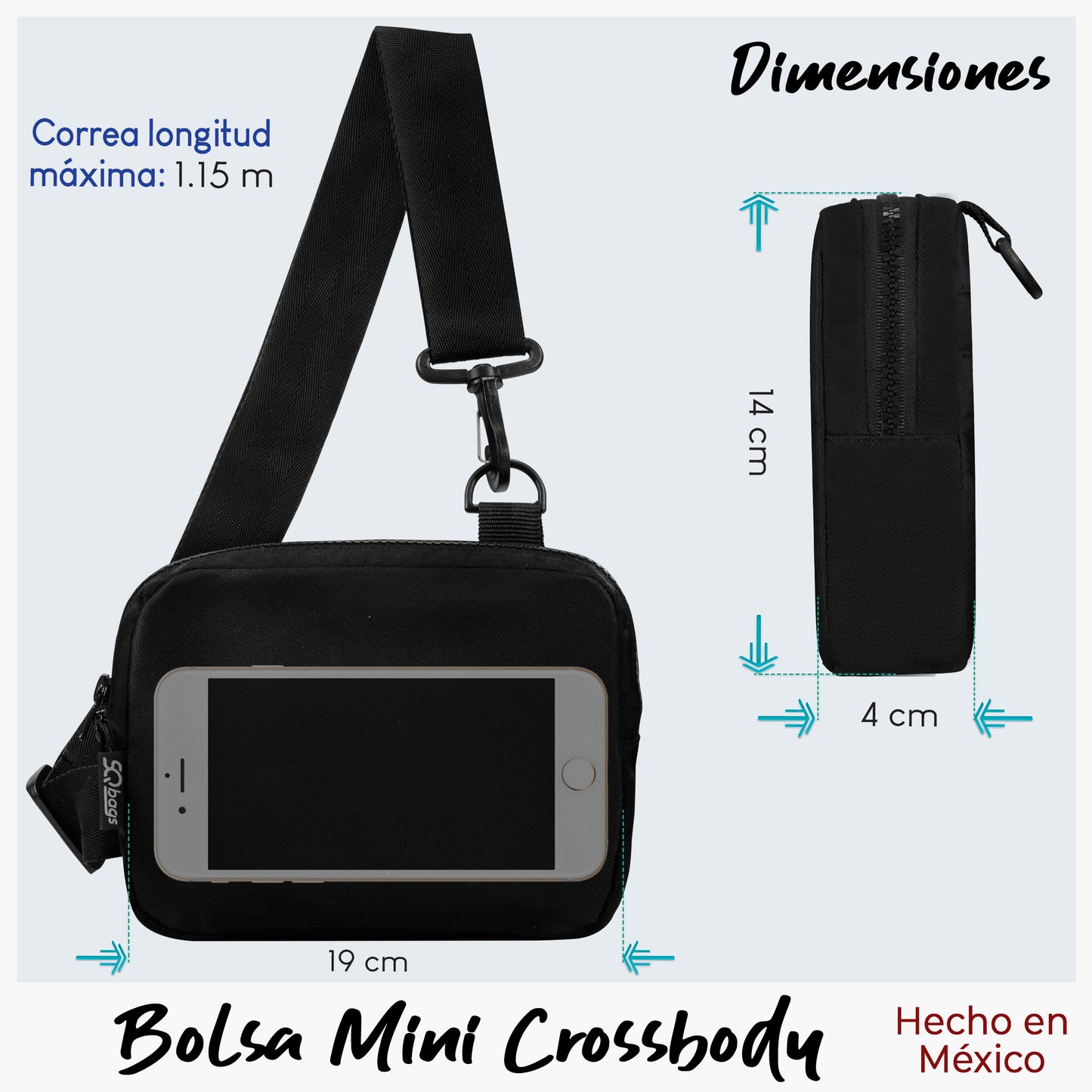 Mini Crossbody Porta Celular