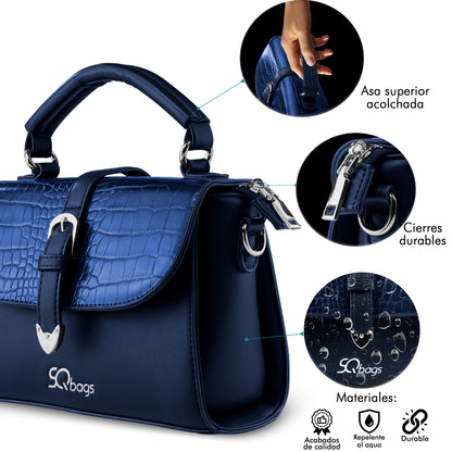 Bolsa Retro 40 Azul