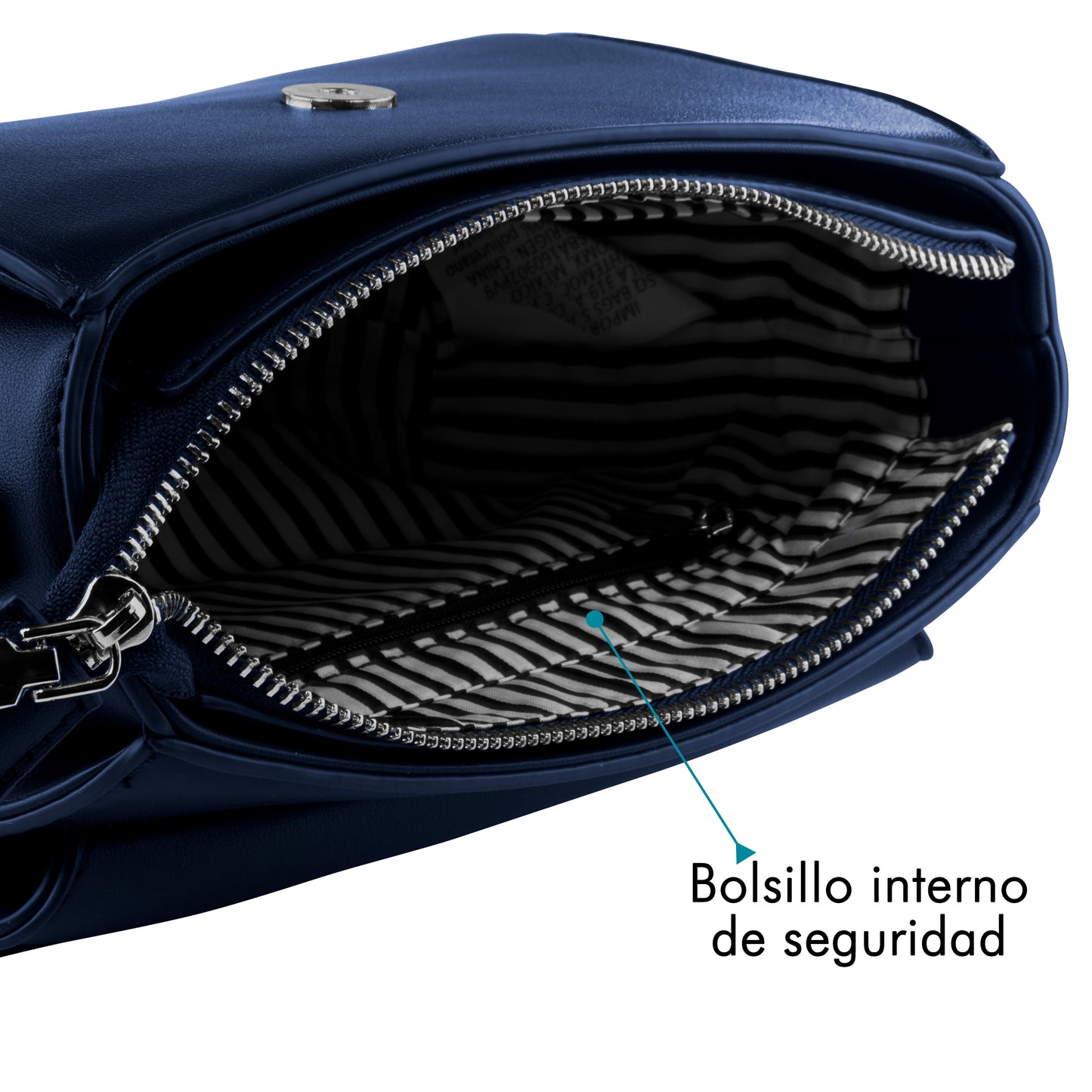 Bolsa Retro 40 Azul