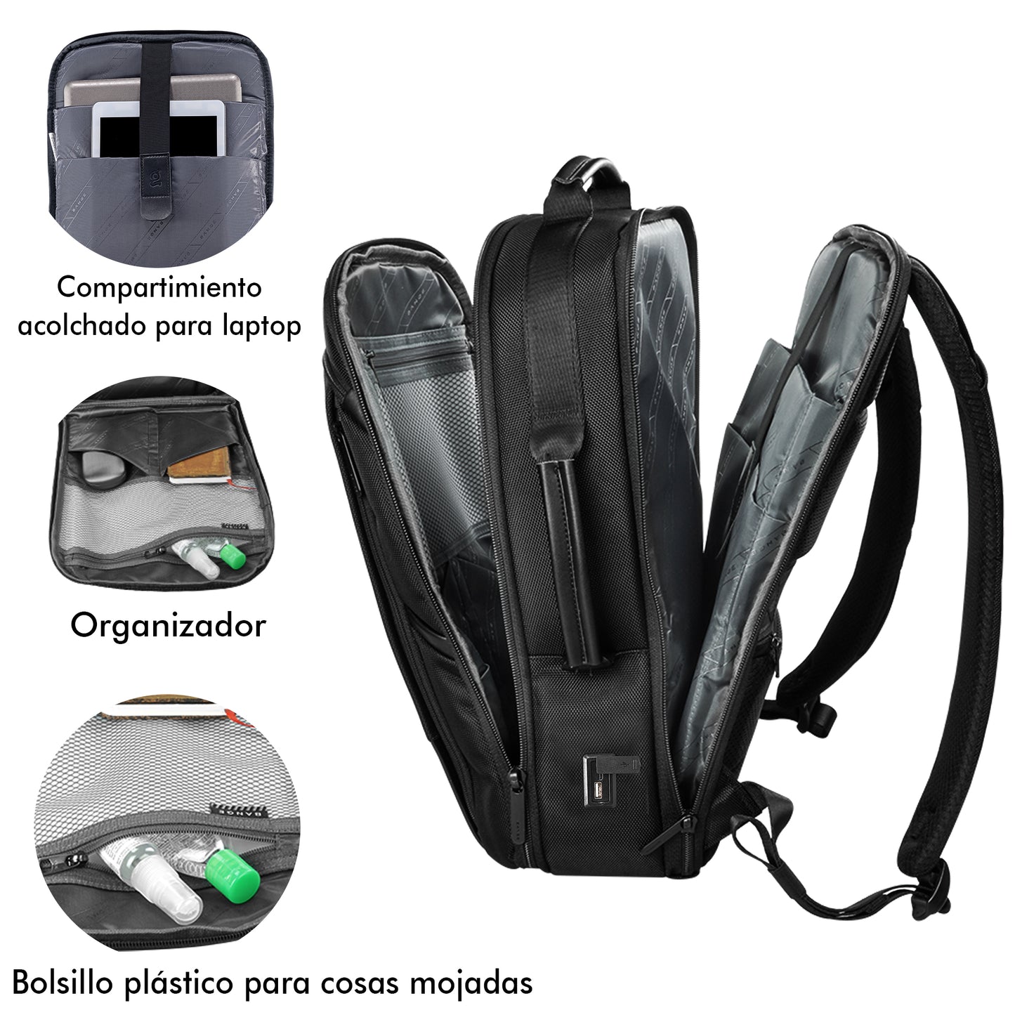 Mochila Ejecutiva Day Pemium S55 Con Puerto USB