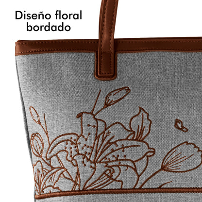 Bolsa al Hombro para Mujer Peace con Bordado