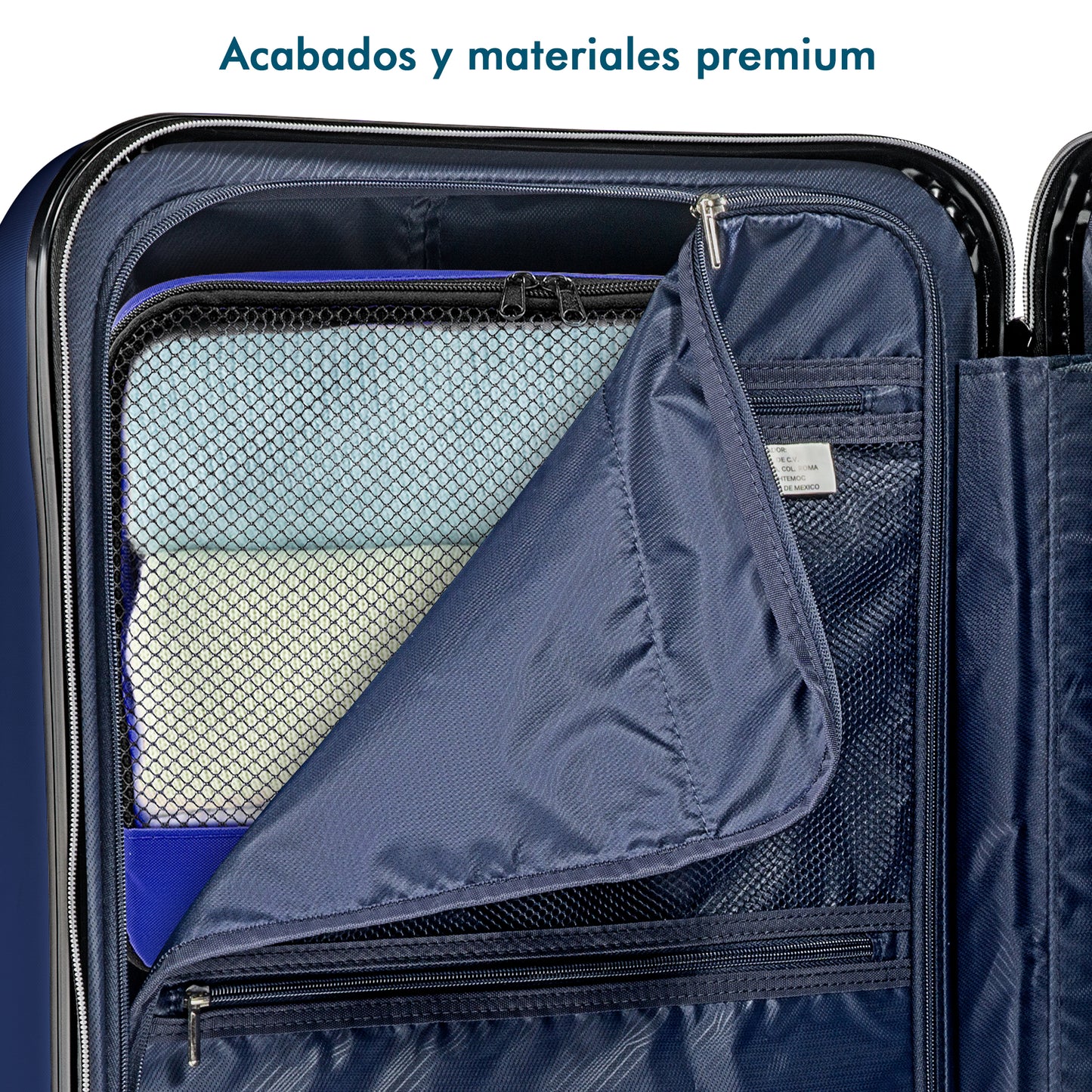 Maleta de Policarbonato BIA 24" Premium con Candado TSA, Ligera y Resistente.