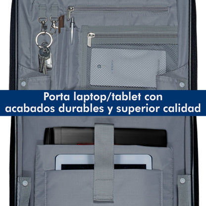 Maleta Business Carry On Premium 20". Maleta de Policarbonato con Compartimento Laptop 17"