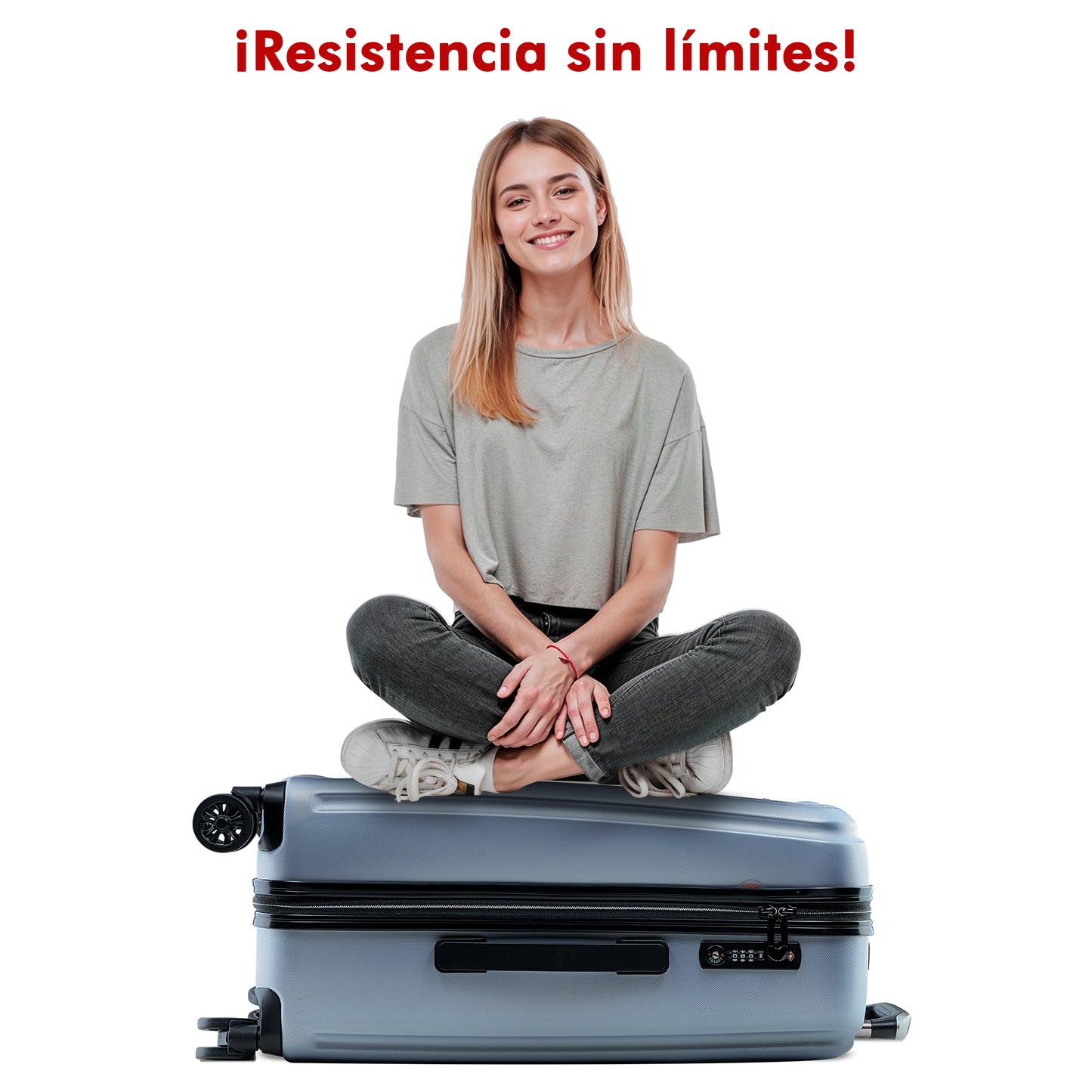 Maleta de Policarbonato BIA 28" Premium. Candado TSA, Máxima Capacidad 25 Kg.