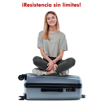 Maleta de Policarbonato BIA 28" Premium. Candado TSA, Máxima Capacidad 25 Kg.