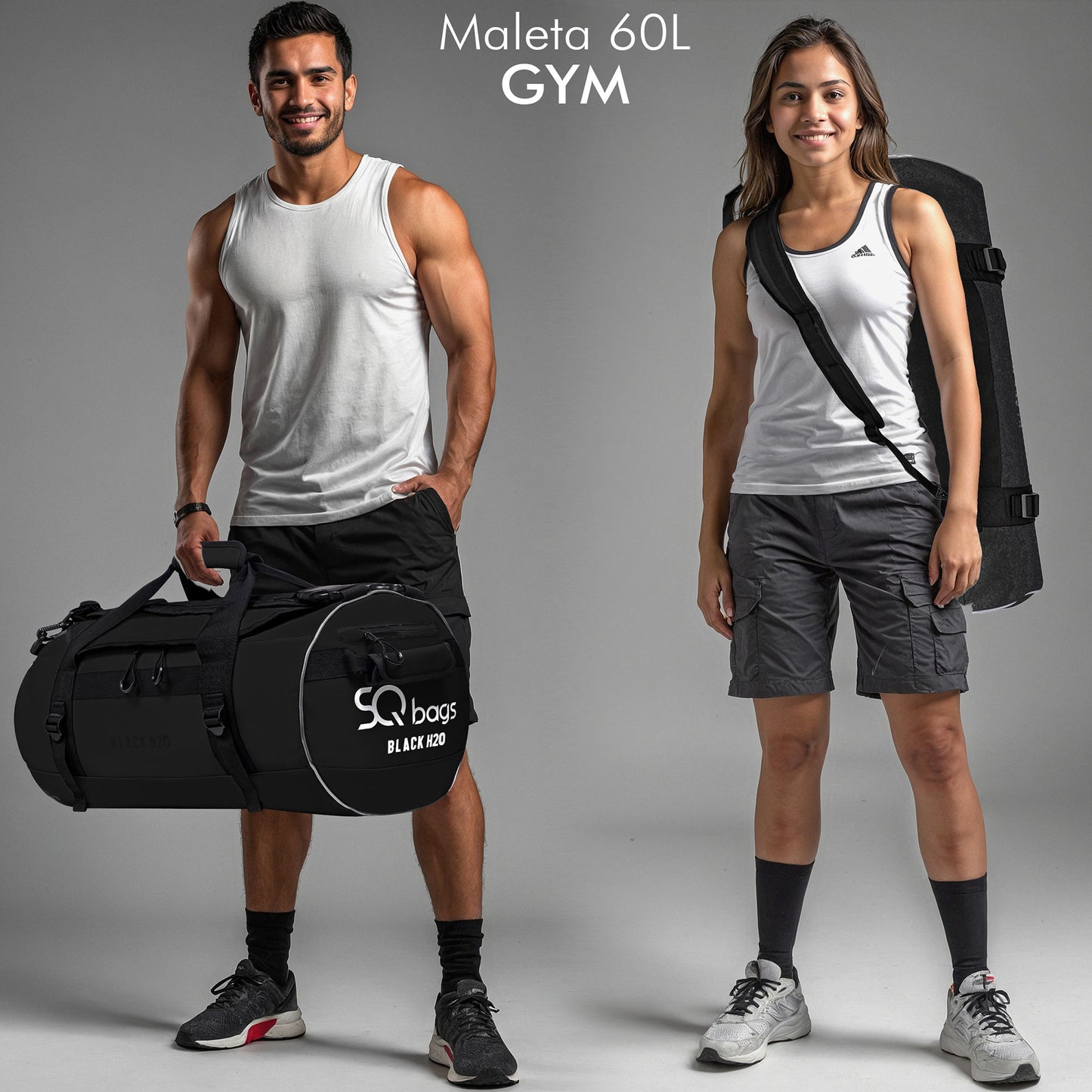 Maleta para GYM Duffel 60 Litros H2O