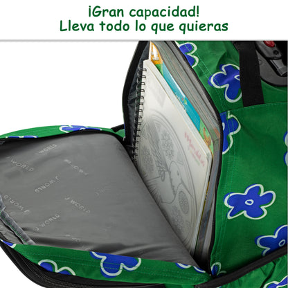 Mochila Escolar Con Ruedas Duo JWorld Picnic + Lonchera