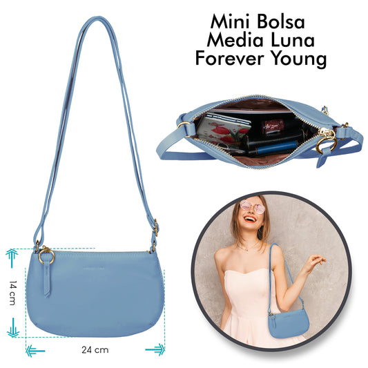 Mini Bolsa Media Luna Forever Young
