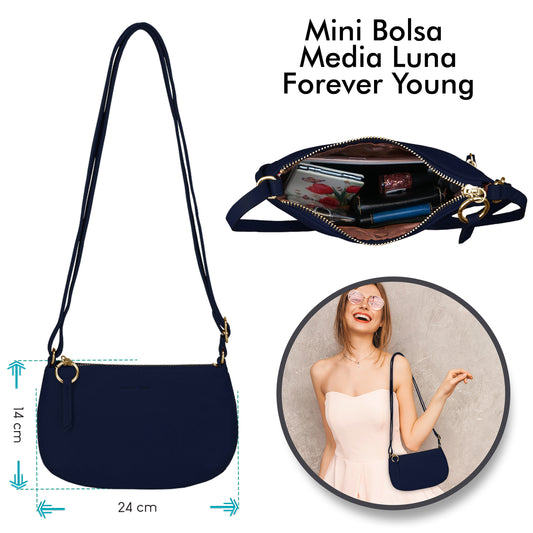 Mini Bolsa Media Luna Forever Young