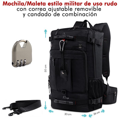 Mochila Militar Uso Rudo de 40L