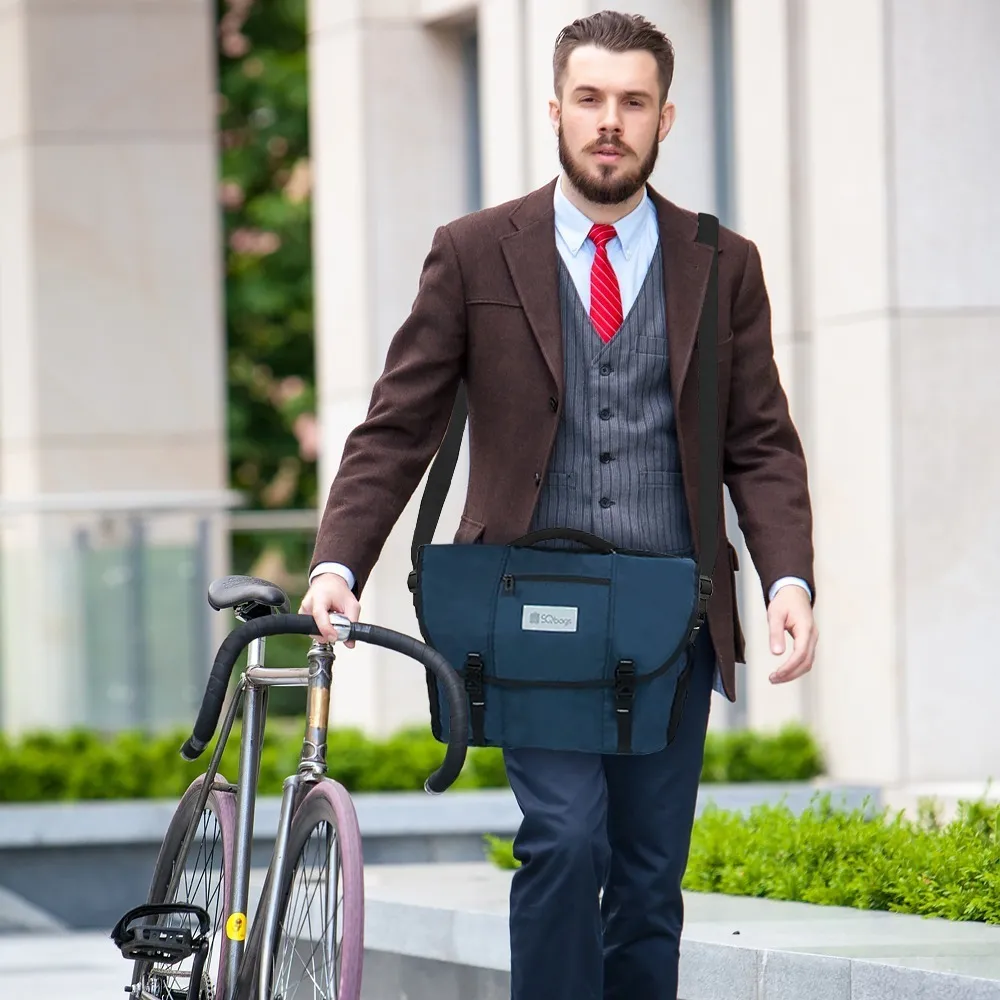 Mensajera para Laptop Azul