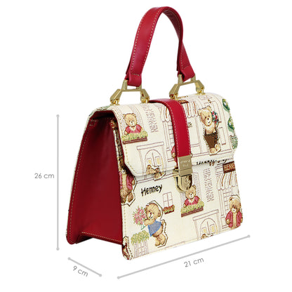 Bolsa Henney Bear 179 Floral Bear