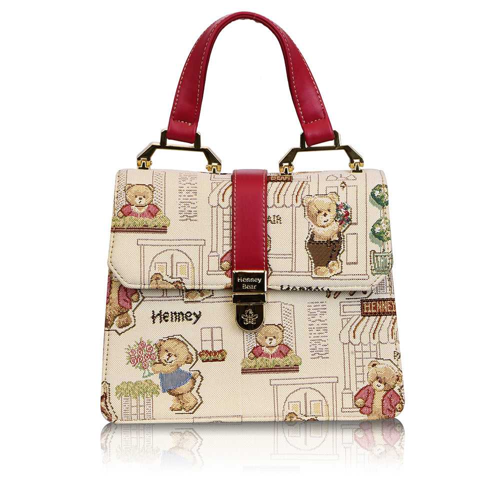 Bolsa Henney Bear 179 Floral Bear