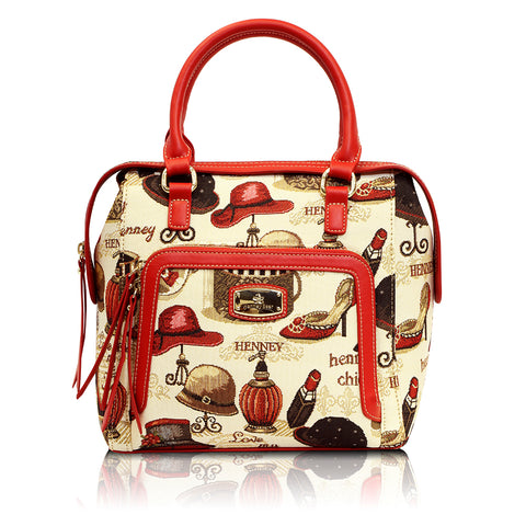 BOLSA MEDIANA PARA DAMA HENNEY BEAR SHOE HAT H-200