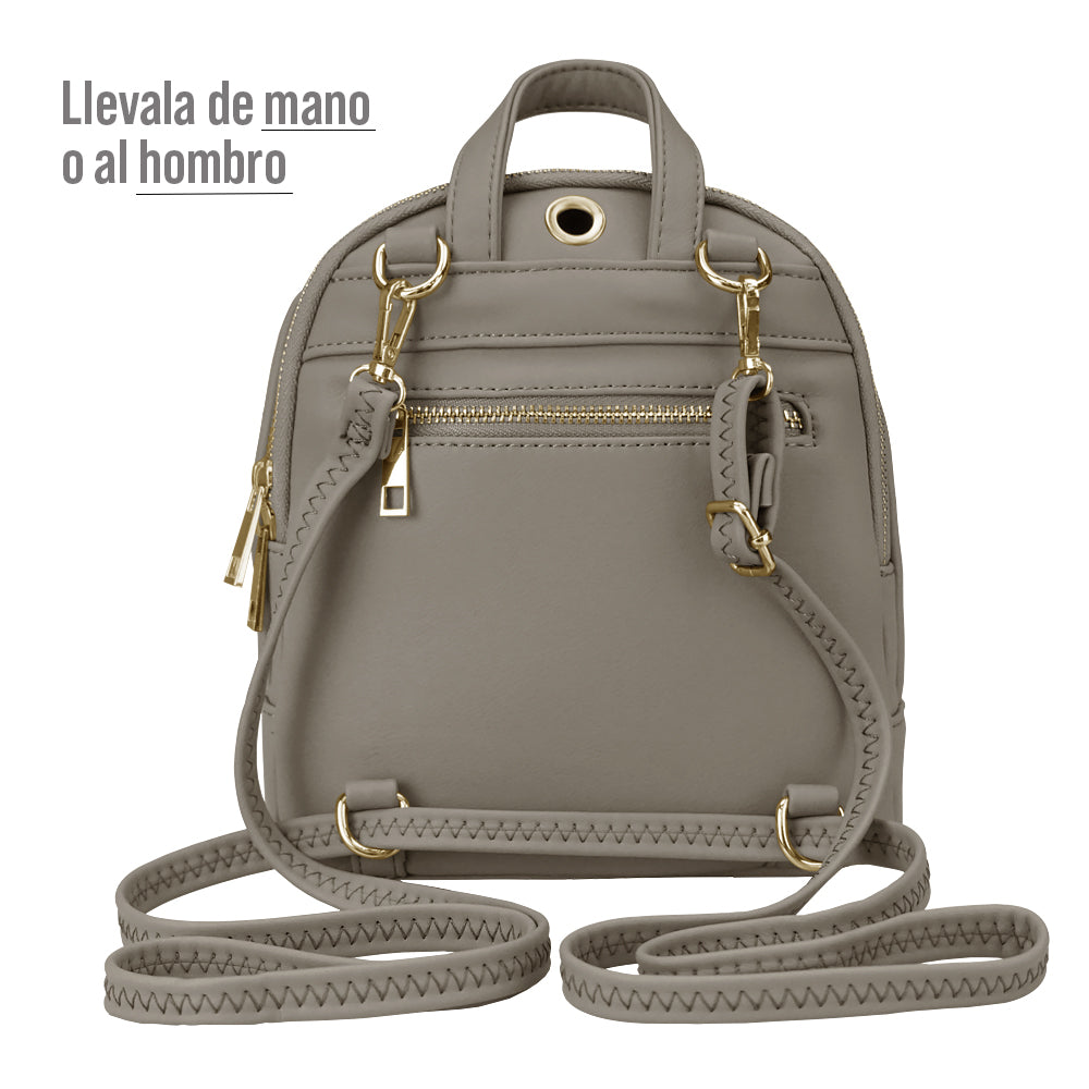 Mini Backpack Forever Young Gris