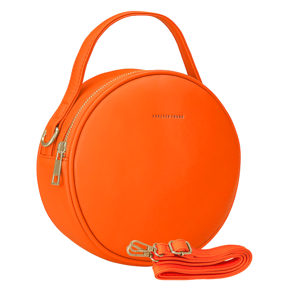 Mini Bolsa Round Forever Young Naranja