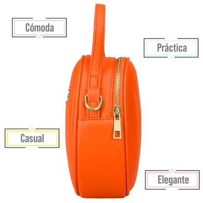 Mini Bolsa Round Forever Young Naranja