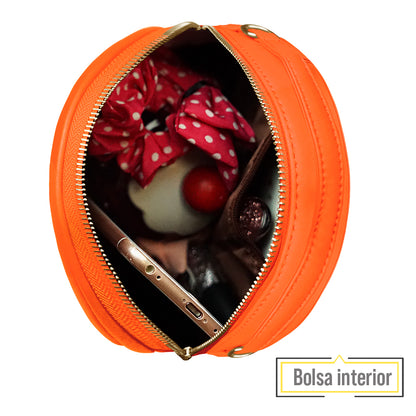 Mini Bolsa Round Forever Young Naranja