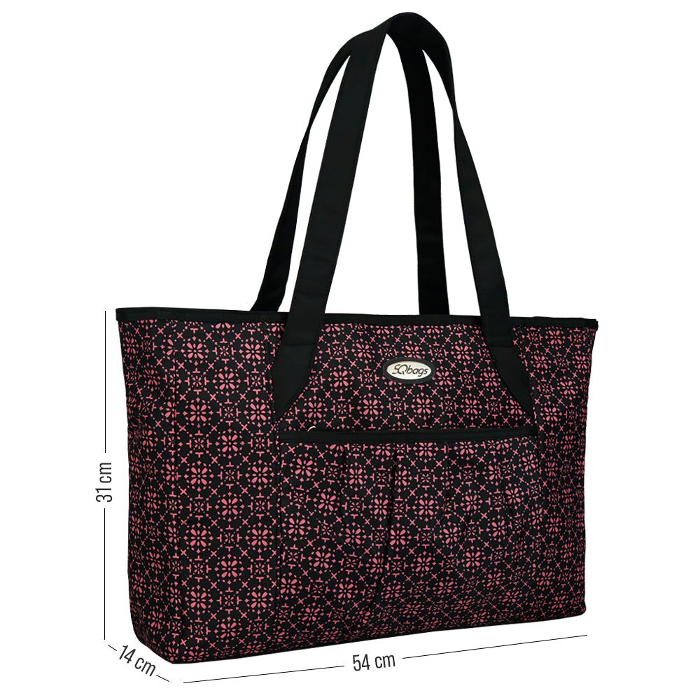 Bolsa Pink & Black Con Asas