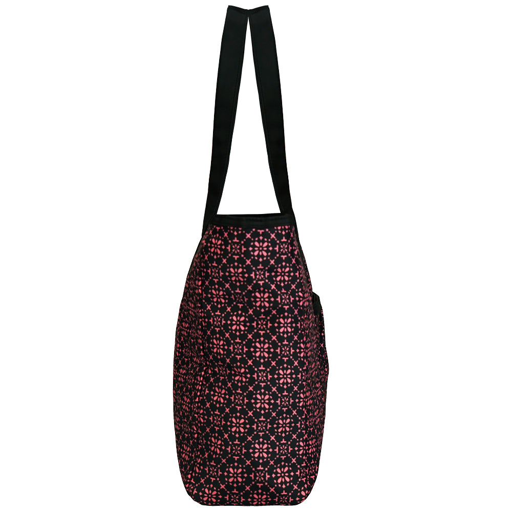 Bolsa Pink & Black Con Asas